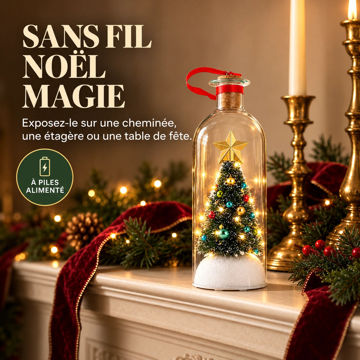 Klenvia™ Sapin de Noël avec message vocal