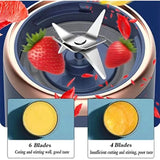 400ML Portable Electric Blender – 6-Blade Fruit Juicer & Milkshake Mixer, Rechargeable Multifunction Smoothie Maker